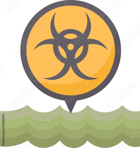 contaminated icon