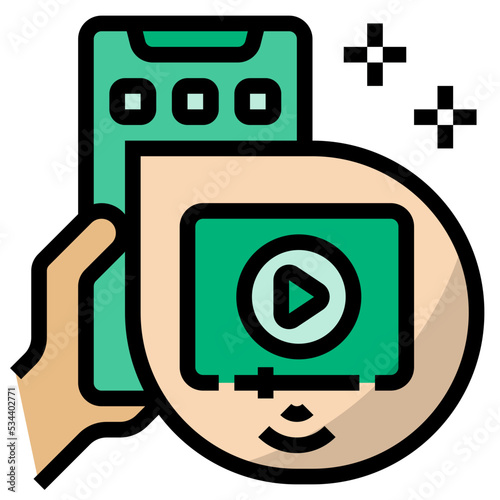 streaming icon