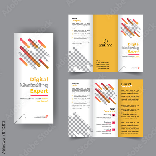 Business brochure cover annual report cover, book cover or flyer design. Leaflet presentation. Catalog with Abstract geometric background. Modern publication poster magazine, layout, template,