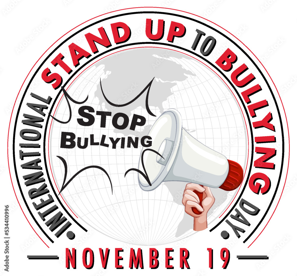 International stand up to bullying day poster design International stand up to bullying day poster design