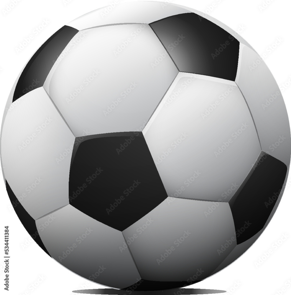 3D soccer ball isolated 3D soccer ball isolated