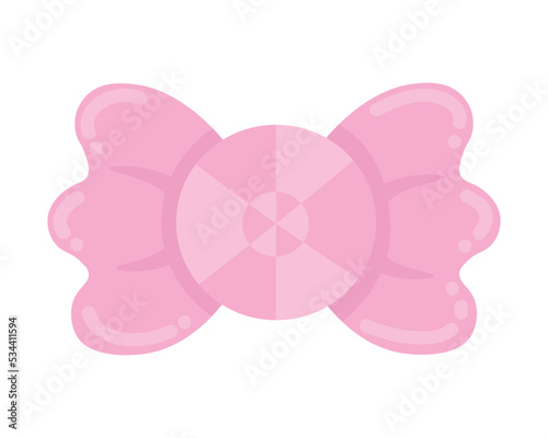 Doodle flat clipart. Small candy wrapper. All objects are repainted.