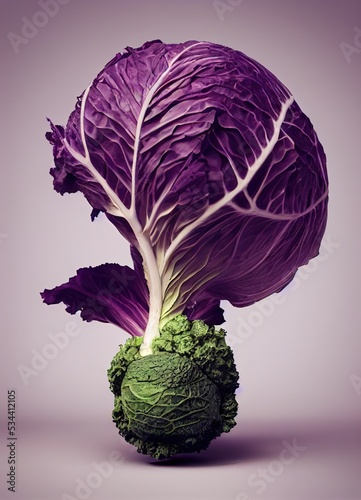 Red and green cabbage