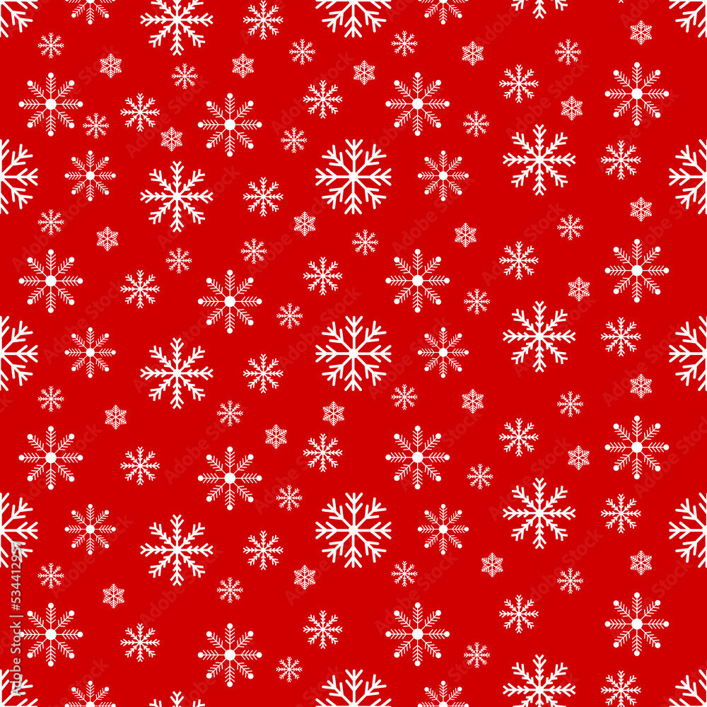 Seamless pattern with snowflakes. Christmas background. Vector illustration. Seamless pattern with snowflakes. Christmas background. Vector illustration.