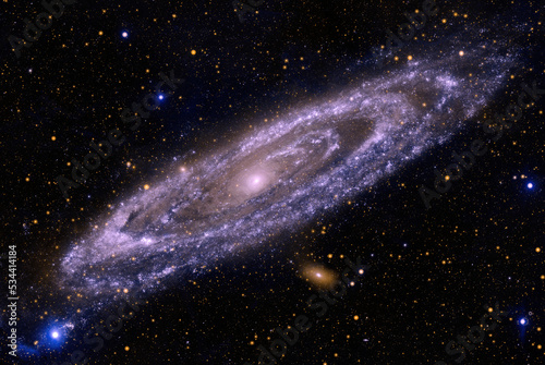 Galaxy M31 in constellation Andromeda.