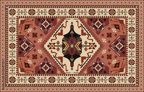 part of the old Persian red carpet texture Abstract ornaments, carpets,
