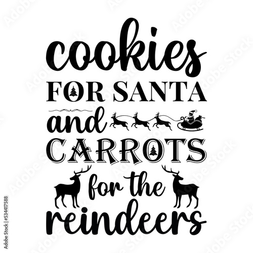 Christmas Typography T-shirt Design