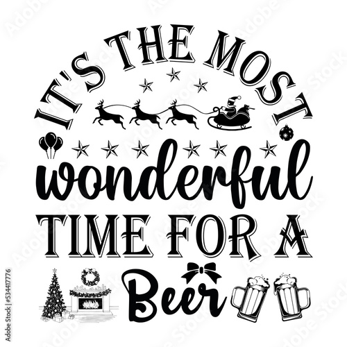 Christmas Typography T-shirt Design