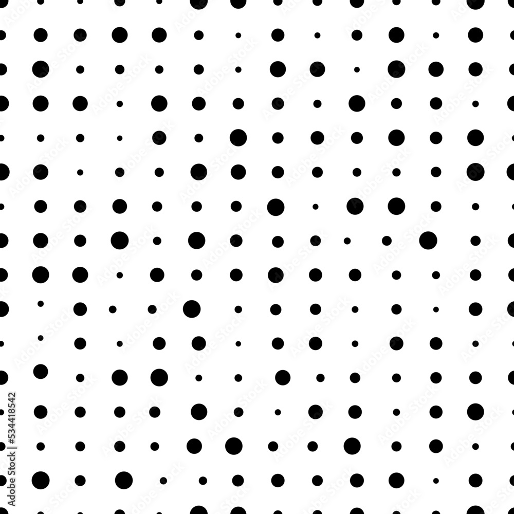 Geometric seamless halftone pattern with dots. Monochrome abstract vector texture. Geometric seamless halftone pattern with dots. Monochrome abstract vector texture.
