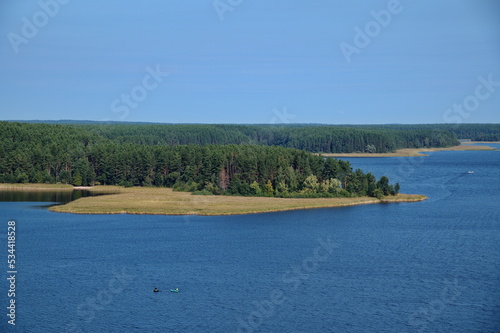 Summer view of Lake Seliger in Tver region, Russia photo
