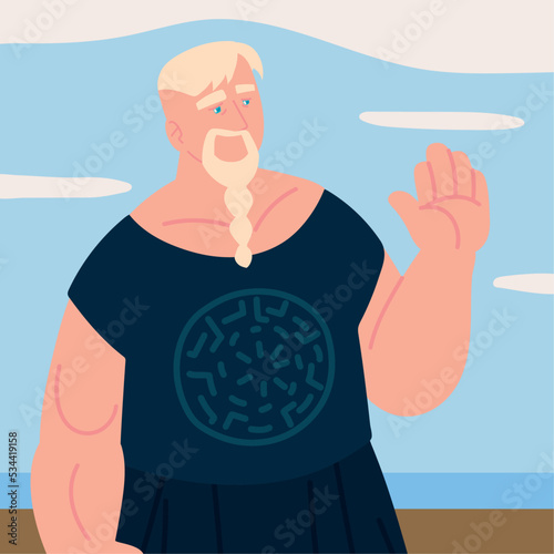 scandinavian man character