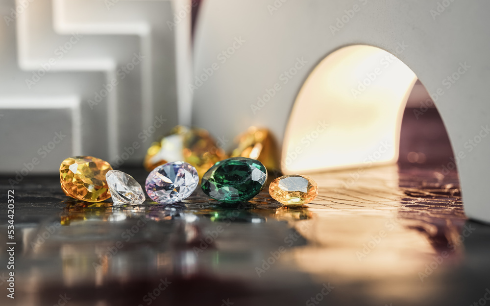 Natural Sapphire gemstone, Jewel or gems on black shine color, Collection of many different natural gemstones amethyst,
Natural Sapphire gemstone, Jewel or gems on black shine color, Collection of many different natural gemstones amethyst,