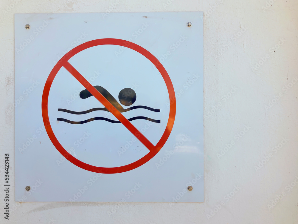 Foto De Se al De Prohibido Nadar Do Stock Adobe Stock foto-de-se-al-de-prohibido-nadar-do-stock-adobe-stock