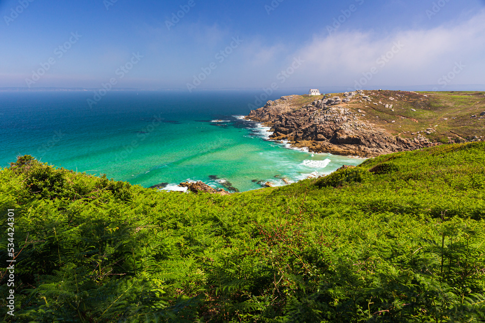 Fototapeta premium Pointe du Millier et brume