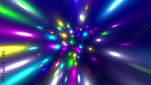 Colorful Multicolor Particle Background 4K