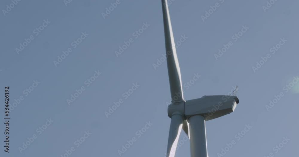 Wind turbines, green technology, in a power plant in italy Wind turbines, green technology, in a power plant in italy