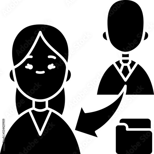 delegating icon