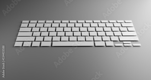 keyboard with background