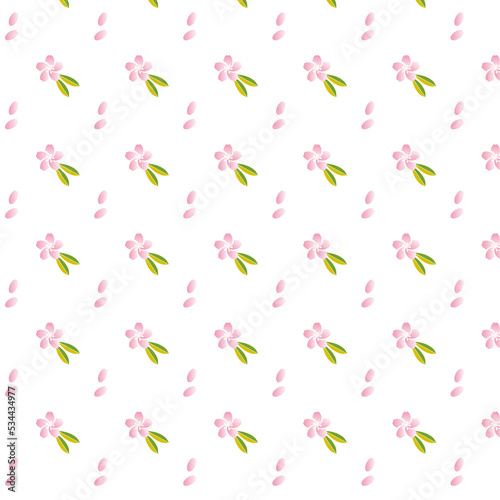 桜花のパターン