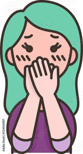 embarrassed icon