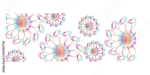 Coronavirus symbol background design. Coronavirus 2019-nCoV. Coronavirus icon isolated