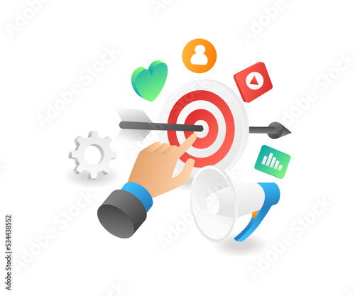 Business development target campaign