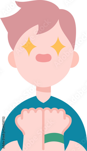 Excited icon
