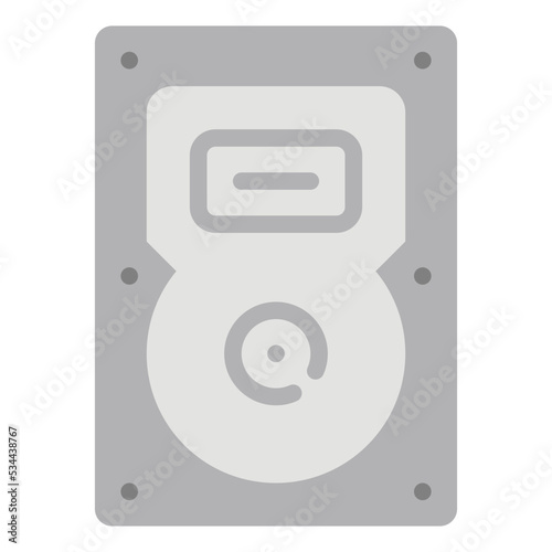 harddisk flat icon