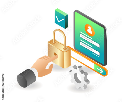 Entering a password on a personal computer account