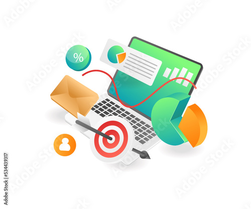 Computer analysis of digital marketing strategy