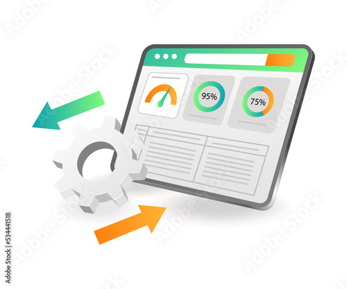 Monitor data analysis dashboard