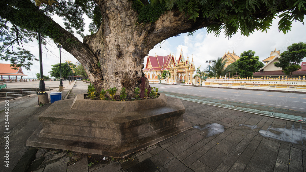 Nakhon Phanom, Thailand. a city in northeastern Thailand, on the west bank of the Mekong River.