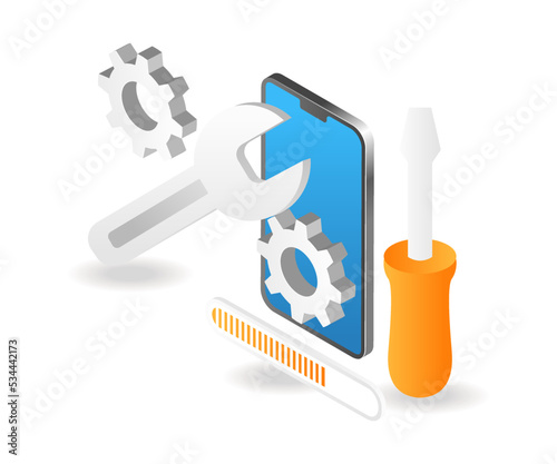 Repairing and maintenance of smartphone applications