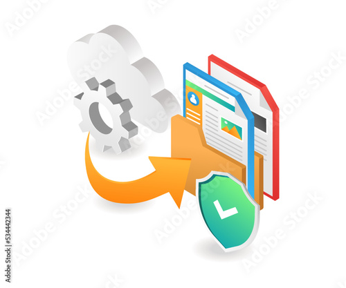 Security of data recovery from cloud server