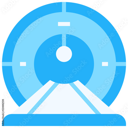 Ct scan icon symbol element