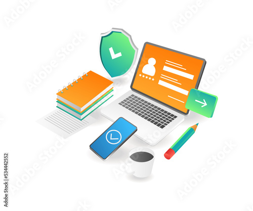 Personal security of account computer data