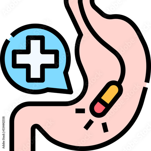 Endoscopy icon symbol element