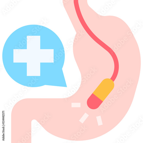 Endoscopy icon symbol element