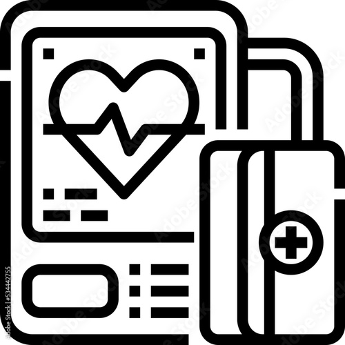 Pressure measuring icon symbol element