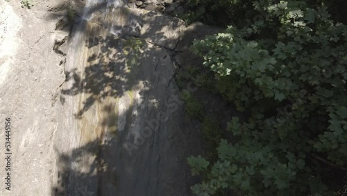 Wallpaper Mural Small stream in the swiss alps seen from drone Torontodigital.ca