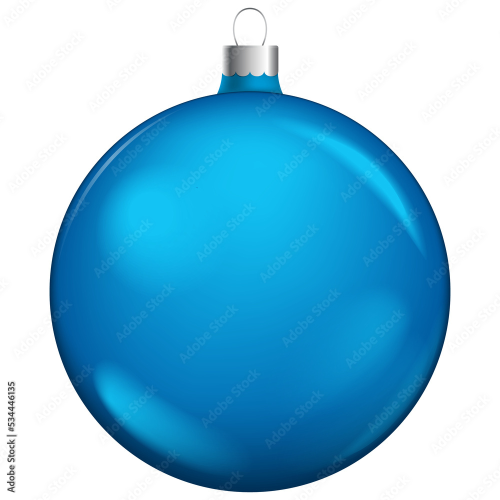 Blue christmas balls decoration isolated on white background. Blue christmas balls decoration isolated on white background.