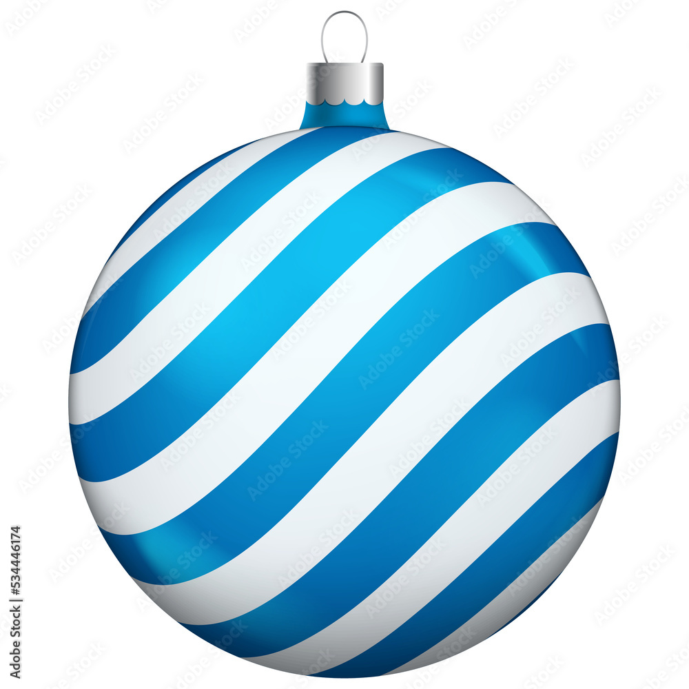 Blue christmas balls decoration isolated on white background. Blue christmas balls decoration isolated on white background.