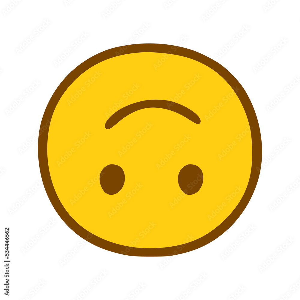 happy face emoticon in hand drawn style happy face emoticon in hand drawn style
