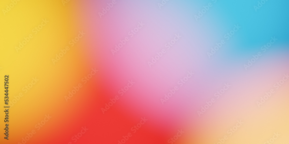 Colorful background with blurred red yellow blue orange gradient ...