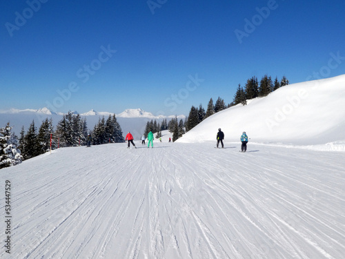 Skifahren in Saalbach Hinterglemm Leogang