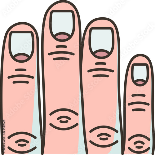 Fingers icon