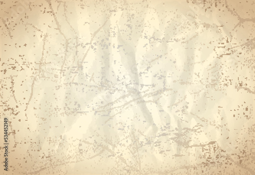 Vintage style paper with micro blots and crumpled paper texture
