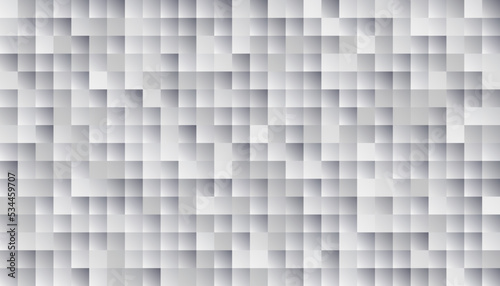 Abstract white and gray geo...