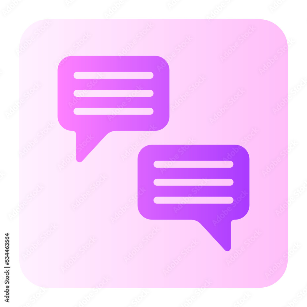chat gradient icon chat gradient icon