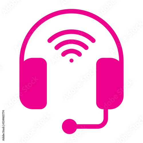 headset gradient icon